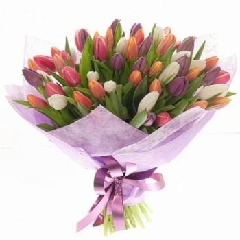 Букет MIX из тюльпанов 
