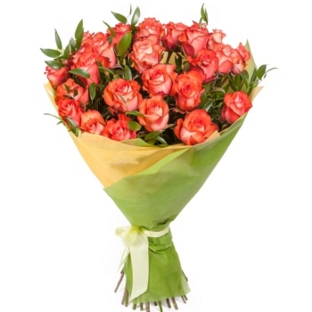 Букет из 35 роз "Рузана"