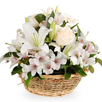Корзина цветов "Олимпия"