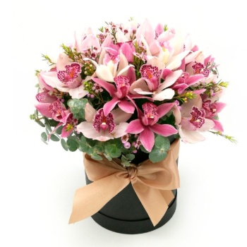 Букет из орхидей в коробке "Тереза"