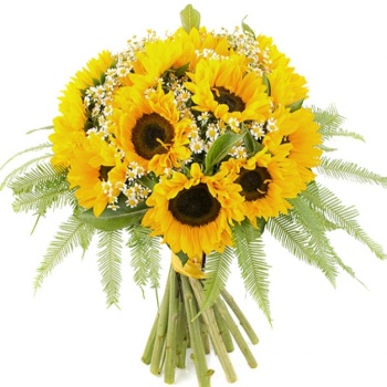 Букет из подсолнухов "Флосси"