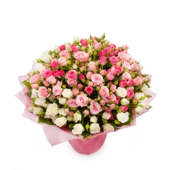 Букет из кустовых роз "Камилла"