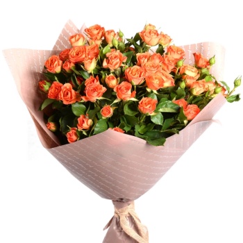 Букет из кустовых роз "Моник"