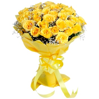 Букет из желтых роз "Жанетта"