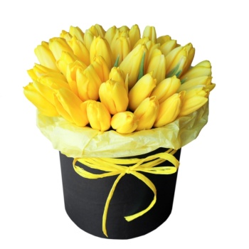 Тюльпаны в коробке "Солана"