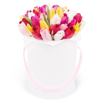 Букет MIX из 35 тюльпанов "Злата"