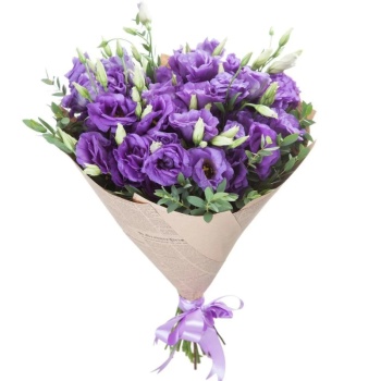 Букет из эустомы "Пенелопа"