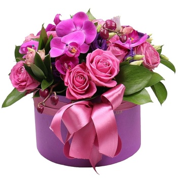 Букет сборный в коробке "Энджи"