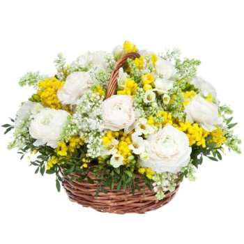 Букет из сборный в корзине "Сирена"