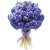 Букет из 25 синих гиацинтов