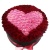 Сердце из 101 красной и розовой розы в коробке Сердце из 101 красной и розовой розы в коробке