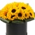 Букет из подсолнухов в коробке Букет из подсолнухов в коробке