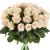 Букет из 35 кремовых роз Букет из 35 кремовых роз