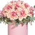 Букет из роз и орхидей в коробке 