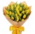 Букет из 35 желтых тюльпанов в крафте Букет из 35 желтых тюльпанов в крафте