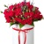 Букет из кустовых роз в коробке Букет из кустовых роз в коробке