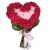 Сердце из гвоздик Сердце из гвоздик