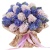 Букет MIX из 35 гиацинтов в крафте Букет MIX из 35 гиацинтов в крафте
