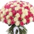 Букет MIX из 201 белой и розовой розы Букет MIX из 201 белой и розовой розы
