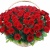 Корзина траурная из 80 роз