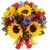 Букет из подсолнухов и альстромерий "Фестива" Букет из подсолнухов и альстромерий "Фестива"
